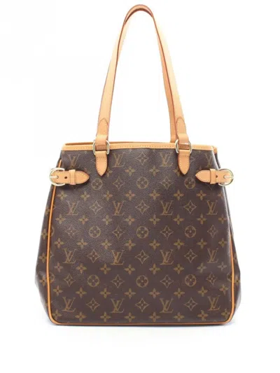 Pre-owned Louis Vuitton 2007 Batignolles Shoulder Bag In Brown