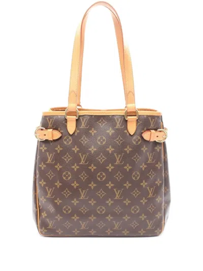 Pre-owned Louis Vuitton 2007 Batignolles Vertical Tote Bag In Brown