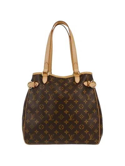 Pre-owned Louis Vuitton 2007 Batignolles Vertical Tote Bag In Brown