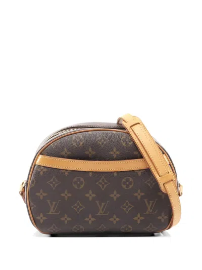 Pre-owned Louis Vuitton 2007 Blois Monogram Shoulder Bag In Brown