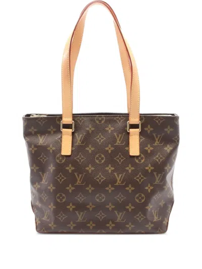 Pre-owned Louis Vuitton 2007 Cabas Piano Shoulder Bag In Brown