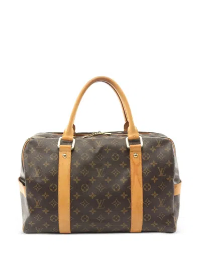 Pre-owned Louis Vuitton 2007 Carryall Boston Bag In Brown
