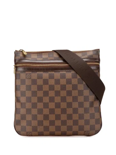 Pre-owned Louis Vuitton 2007 Damier Ebene Bosphore Pochette Crossbody Bag