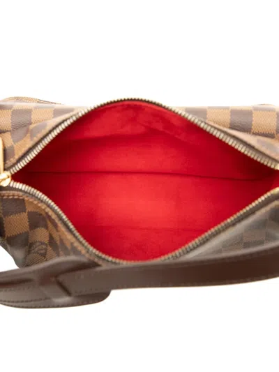 Pre-owned Louis Vuitton 2007 Damier Ebene Ravello Gm Satchel In Brown