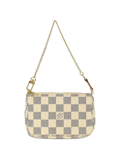 Pre-owned Louis Vuitton 2007 Damier Mini Pochette Accessoires In Neutral