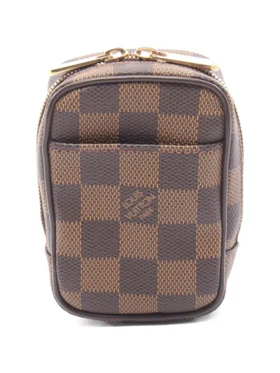 Pre-owned Louis Vuitton 2007 Étui Okapi Pm Pouch In Brown