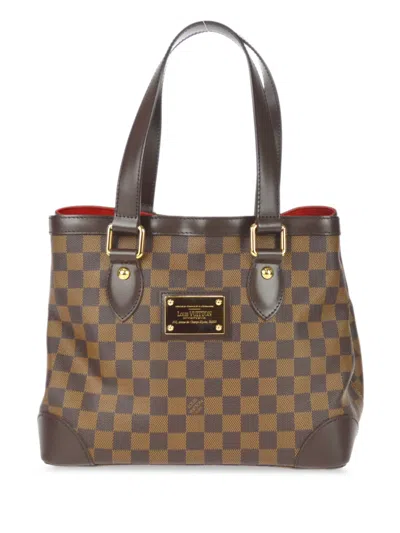 Pre-owned Louis Vuitton 2007  Hampstead Pm Handbag In Brown