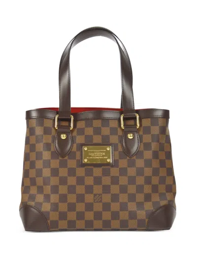 Pre-owned Louis Vuitton 2007  Hampstead Pm Handbag In Brown