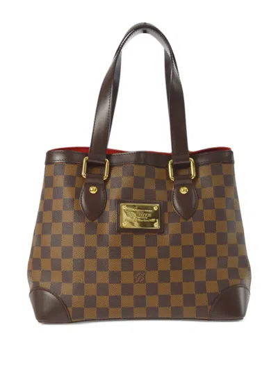 Pre-owned Louis Vuitton 2007  Hampstead Pm Handbag In Brown