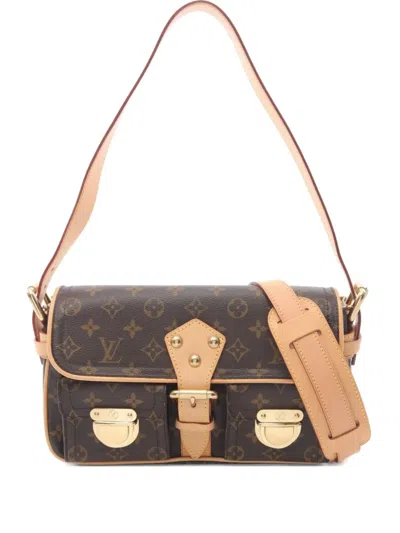 Pre-owned Louis Vuitton 2007 Hudson Pm Shoulder Bag In Brown