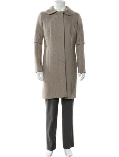 Pre-owned Louis Vuitton 2007 Lv Monogram Overcoat In Neutral