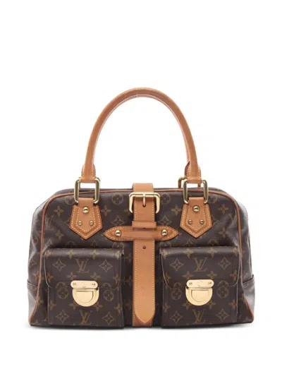 Pre-owned Louis Vuitton 2007 Manhattan Gm Handbag In Brown