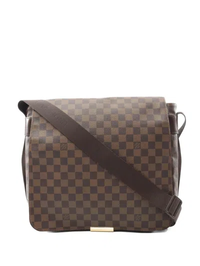 Pre-owned Louis Vuitton 2007 Medium Bastille Damier Èbene Shoulder Bag In Brown
