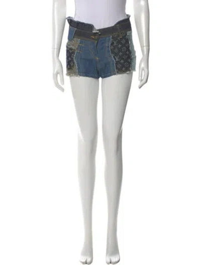 Pre-owned Louis Vuitton 2007 Mini Shorts In Blue