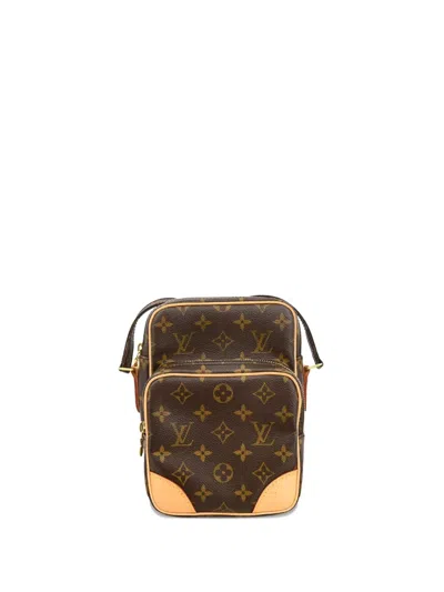 Pre-owned Louis Vuitton 2007 Monogram Amazon Crossbody Bag In Brown