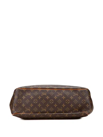 Pre-owned Louis Vuitton 2007 Monogram Batignolles Horizontal Tote Bag In Brown
