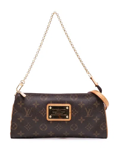 Pre-owned Louis Vuitton 2007 Monogram Eva Satchel In Brown