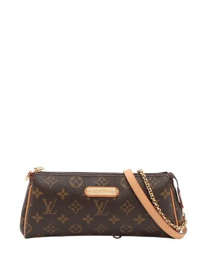 Pre-owned Louis Vuitton 2007 Monogram Eva Satchel In Brown