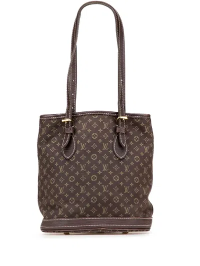 Pre-owned Louis Vuitton 2007 Monogram Mini Lin Pm Bucket Bag