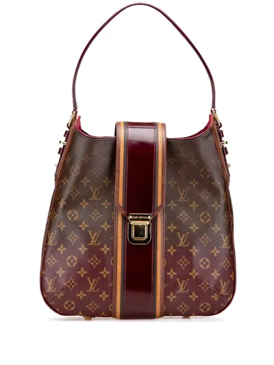 Pre-owned Louis Vuitton 2007 Monogram Mirage Musette Shoulder Bag In Red