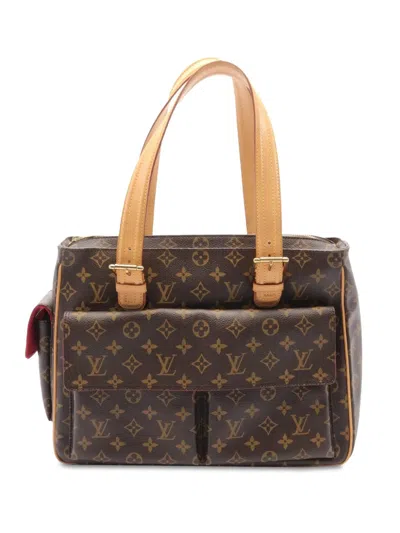 Pre-owned Louis Vuitton 2007 Monogram Multipli-cite Tote Bag In Brown