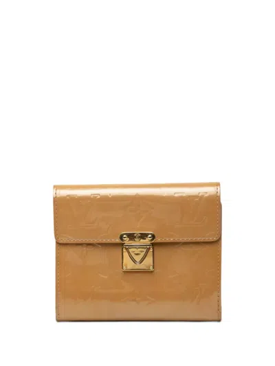 Pre-owned Louis Vuitton 2007 Monogram Vernis Koala Wallet Small Wallets In Neutrals