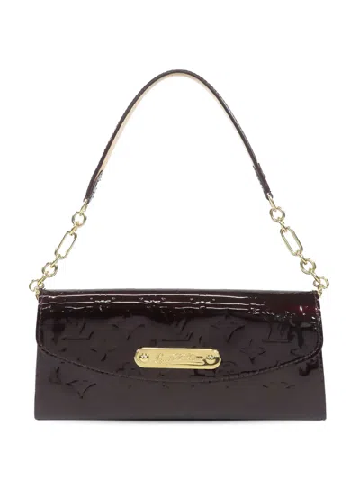 Pre-owned Louis Vuitton 2007 Monogram Vernis Sunset Boulevard Shoulder Bag In Purple