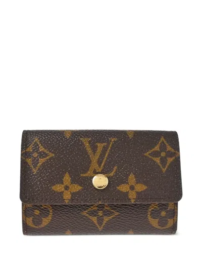Pre-owned Louis Vuitton 2007 Monogram Wallet In Brown