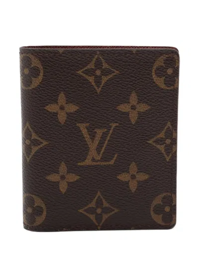 Pre-owned Louis Vuitton 2007 Monogram Wallet In Brown