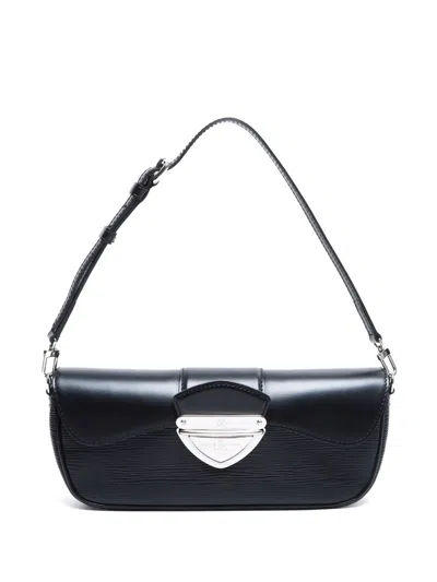 Pre-owned Louis Vuitton 2007 Montaigne Shoulder Bag In Black