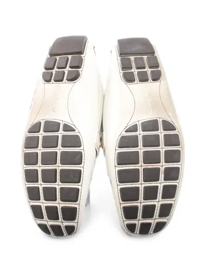 Pre-owned Louis Vuitton 2007 Monte Carlo Loafers In White