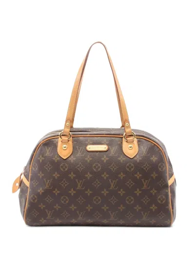 Pre-owned Louis Vuitton 2007 Montorgueil Gm Shoulder Bag In Brown