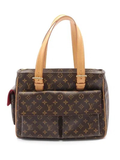 Pre-owned Louis Vuitton 2007 Multipli Cité Tote Bag In Brown