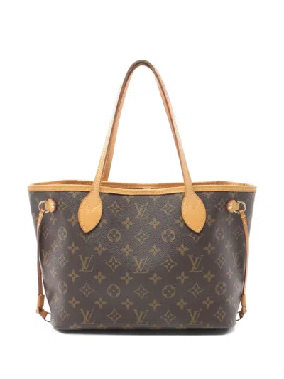 Pre-owned Louis Vuitton 2007 Neverfull Pm Tote Bag In Brown