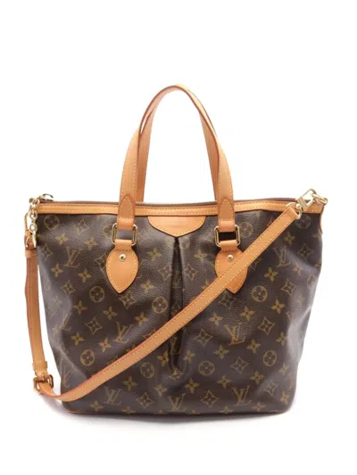 Pre-owned Louis Vuitton 2007 Palermo Pm Handbag In 褐色