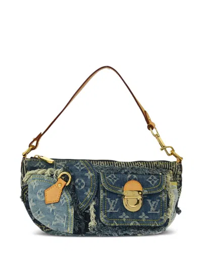 Pre-owned Louis Vuitton 2007 Pleaty Handbag In Blue