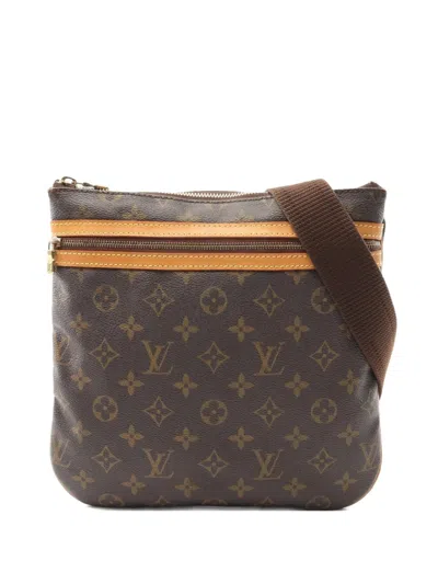 Pre-owned Louis Vuitton 2007 Pochette Bosphore Shoulder Bag In Brown