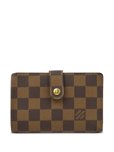 Pre-owned Louis Vuitton 2007 Portefeuille Viennois Wallet In Brown