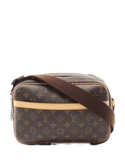 Pre-owned Louis Vuitton 2007 Reporter Pm Monogram Cross Body Bag In Brown