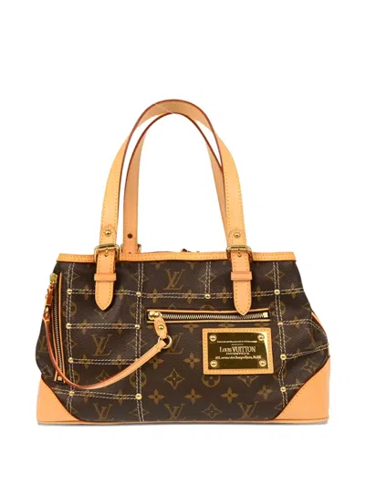 Pre-owned Louis Vuitton 2007 Riveting Handbag In Brown