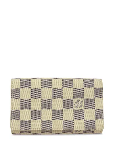 Pre-owned Louis Vuitton 2007 Tresol Long Wallet In Neutrals
