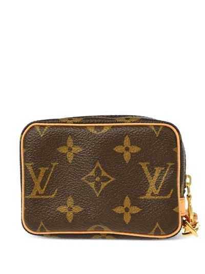 Pre-owned Louis Vuitton 2007 Trousse Wapity Monogram Pouch In Brown