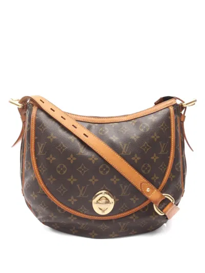 Pre-owned Louis Vuitton 2007s Monogram Tulum Shoulder Bag In Brown