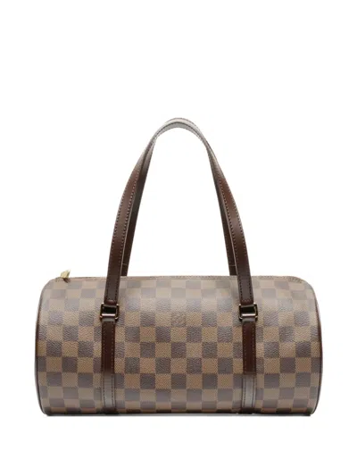 Pre-owned Louis Vuitton 2008 30 Papillon Shoulder Bag In Brown