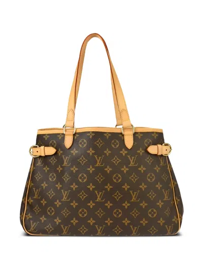 Pre-owned Louis Vuitton 2008 Batignolles Horizontal Shoulder Bag In Brown
