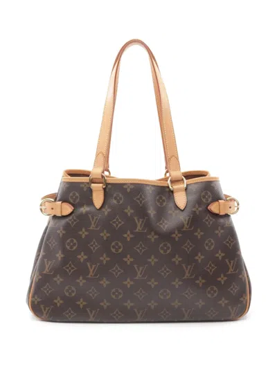 Pre-owned Louis Vuitton 2008 Batignolles Shoulder Bag In Brown