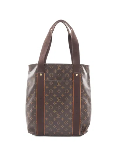 Pre-owned Louis Vuitton 2008 Beaubourg Monogram Shoulder Bag In Brown