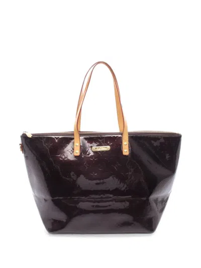 Louis Vuitton 2008 Bellevue Gm Monogram Vernis Tote Bag In Purple