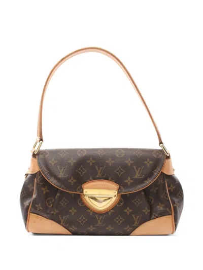 Pre-owned Louis Vuitton 2008 Beverly Mm Shoulder Bag In Brown