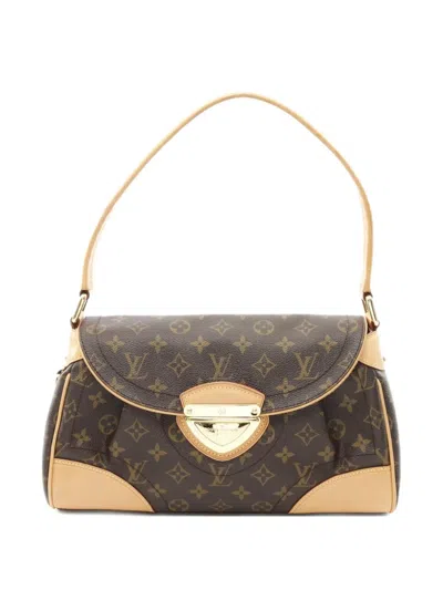 Pre-owned Louis Vuitton 2008 Beverly Mm Shoulder Bag In Brown